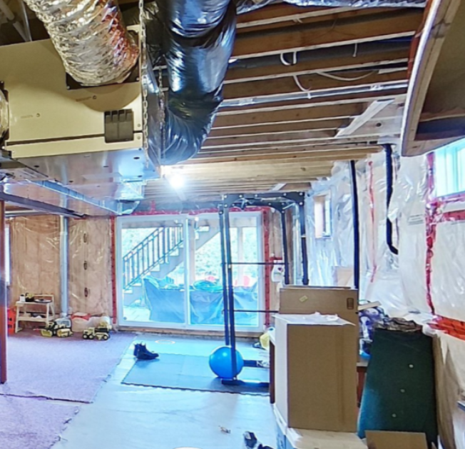 Before: Wet bar area